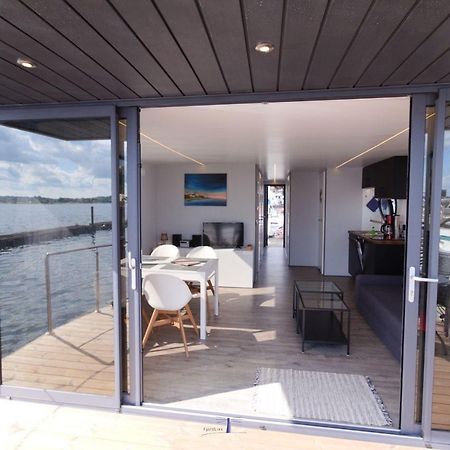 Hausboot Fjord Nordstern Mit Dachterrasse In Schleswig 호텔 외부 사진