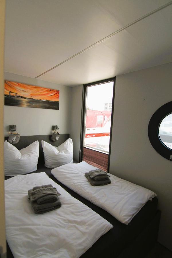 Hausboot Fjord Nordstern Mit Dachterrasse In Schleswig 호텔 외부 사진
